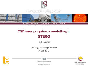 modeling dispatchability potential of csp in south africa