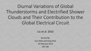 Contribution of Shower Clouds to the Global Circuit (Alaka and Stolz)