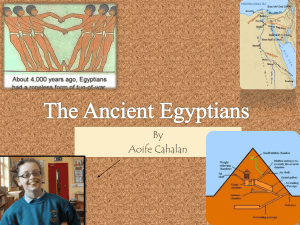 Ancient Egypt - Firoda National School