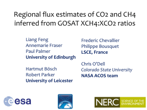 Regional Flux Estimates of CO2 and CH4 using GOSAT Data