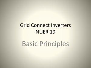 Grid Connect Inverters basic principles 100809 200920