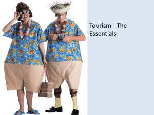 Tourism – the essentials