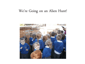 We*re Going on an Alien Hunt!