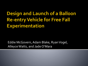 Design and Launch of a Balloon Re