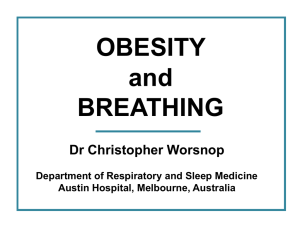 Obesity and breathing