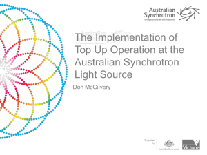 The Implementation of Top Up Operation at the Australian