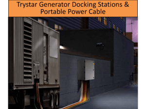 Generator and/or Load Bank Docking Stations