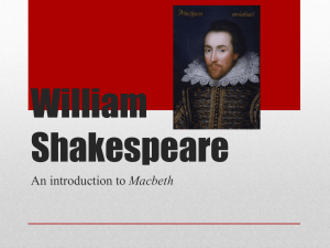 introduction to Macbeth
