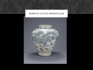 Greek Krater Korean Cloud Dragon Jar