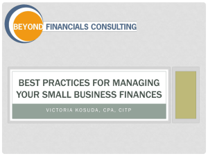 Link to Presentation - Beyond Financials Consulting
