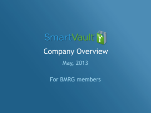 SmartVault Overview Slides