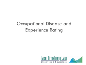 Occupational disease - Hazel Armstrong Law