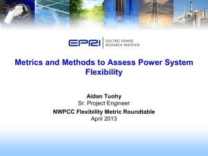 Methods and metrics to assess power system flexibility