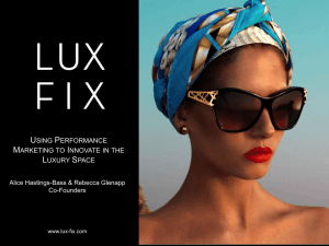 LUX FIX is uniquely both an e-commerce platform