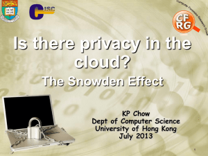 Is there Privacy in Cloud? Technological and Legal Issues