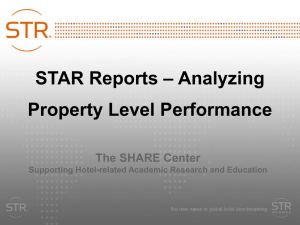 Property Level Benchmarking and STAR Reports (ppt)