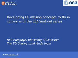 Developing EO mission concepts to fly in convoy with the ESA