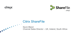 Citrix ShareFile-Managed Storage Zones
