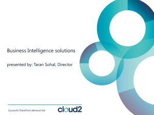 Business Intelligence solutions