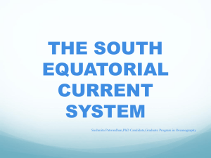 Sushmita-South Equatorial Currents
