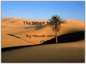 The Desert Biome - 16hja