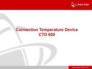 Convection Temperature Device - CTD 600