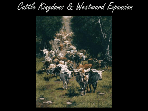 Cattle Kingdoms & Westward Expansion