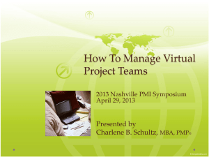 How To Manage Virtual Project Teams