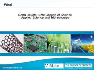Wind Background - North Dakota State College of Science