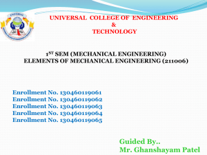 Air Conditioning. - Universal College of Engineering & Technology