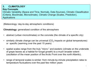 Climatic Variability