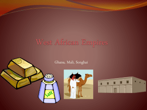 West African Empires - Tallmadge City Schools