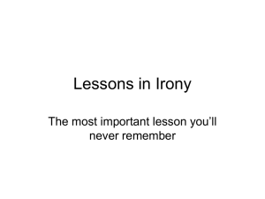 Lessons in Irony-Supplemental Power Point.ppt