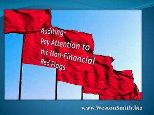 Auditing—Pay Attention to the Non