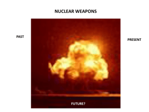 Nuclear Weapons: powerpoint presentation
