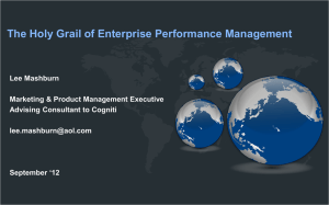 The Holy Grail of Enterprise Performance