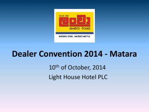 Dealer Convention 2014 - Matara