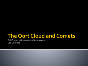 The Oort Cloud and Comets