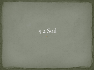 5.2 Soil / 5.3 Mass Movements