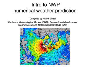 Introduction to NWP