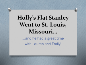Holly`s Flat Stanley Adventures