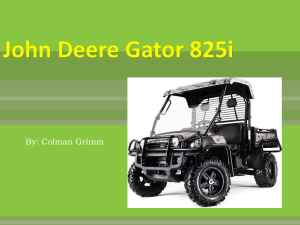 John Deere Gator 825i