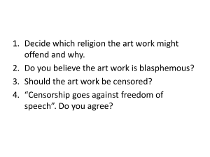 Controversial religious art