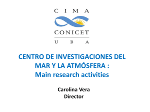 Research Staff - Centro de Investigaciones del Mar y la Atmosfera