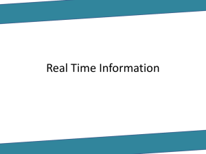 Real Time Information