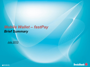 fastPay Mobile Wallet - The Mobile Excellence Awards