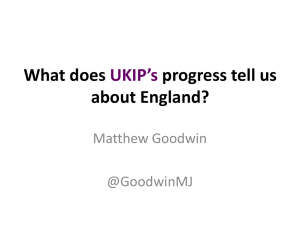 What does UKIP`s progress tell us about England?