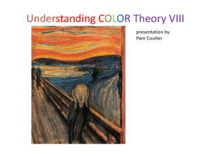 Understanding COLOR Theory III presentation by Pam Coulter
