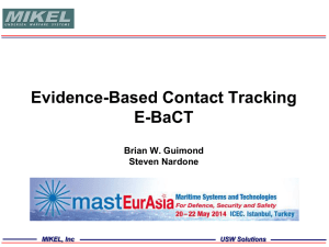 Evidence-Based Contact Tracking