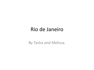 Rio de Janeiro - blackpoolsixthasgeography
